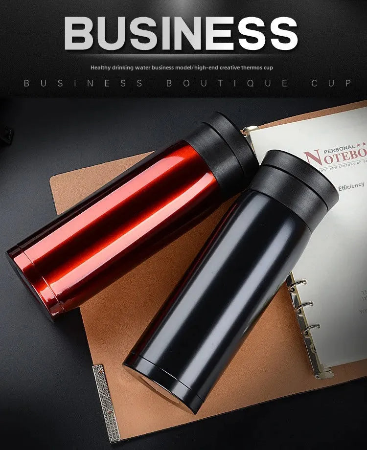 EliteTemp Stainless Steel Thermal Tea Bottle – Leak-Proof, Double Vacuum Insulation 500ml