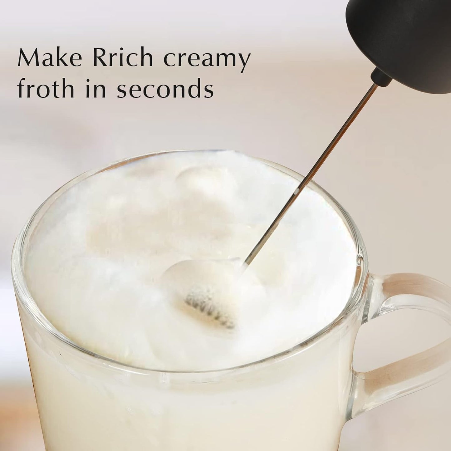 Steel Handheld  Frother  For Coffee Egg Beater