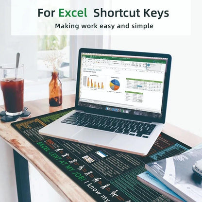 Shortcut Keys Keyboard Desk Mat