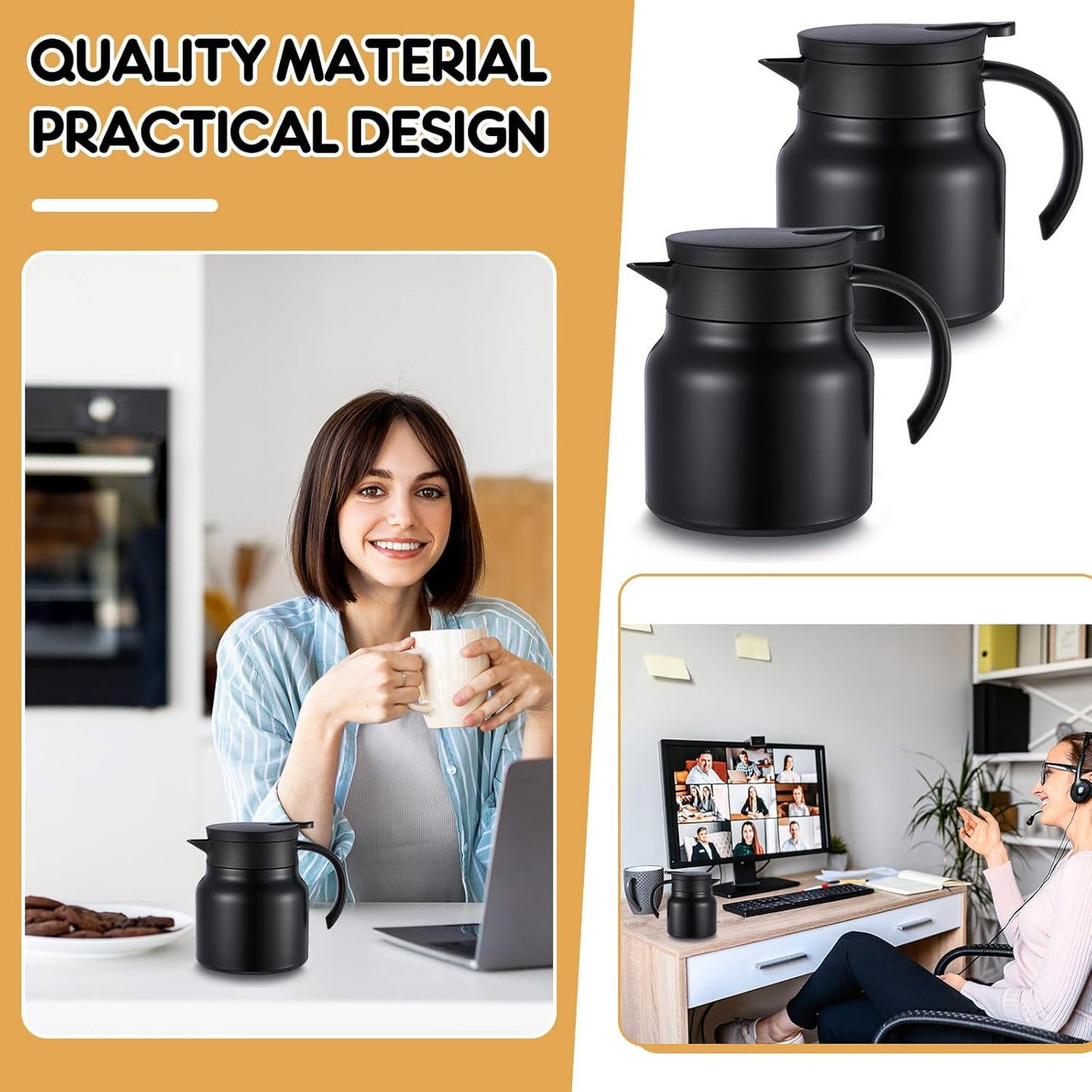 Imported Stainless Steel Teapot  Modern Design