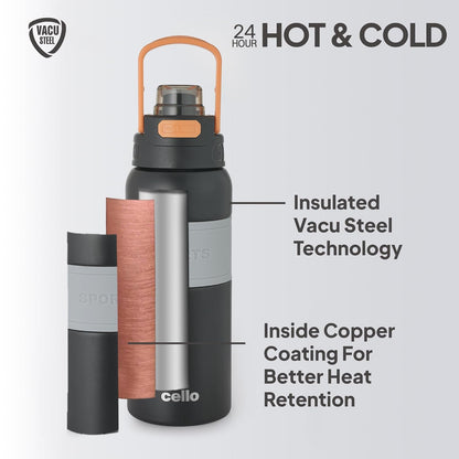 Time Life-800ml Imported Stainless Steel Water Bottle