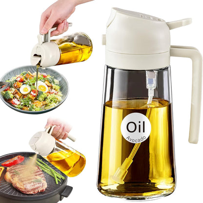 2-in-1 Oil Sprayer &  Dispenser  Jug