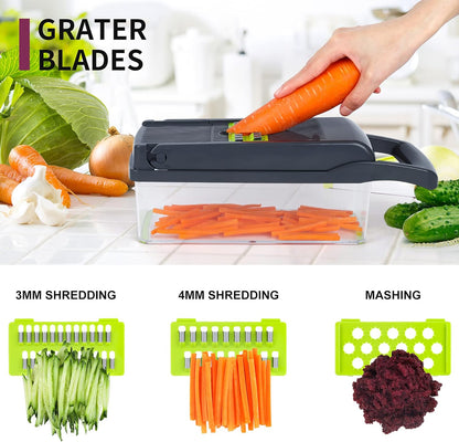 SliceMate™ 15 in 1 Vegetable Slicer
