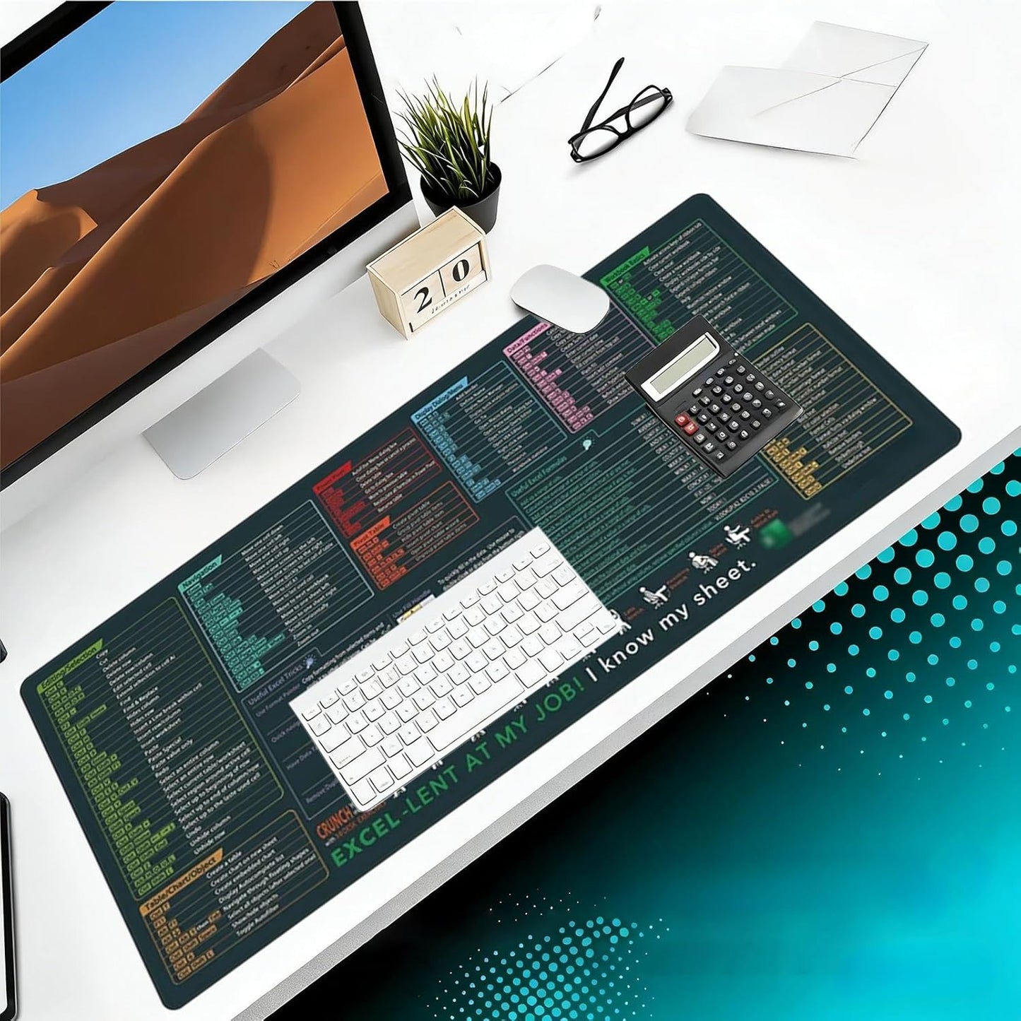 Shortcut Keys Keyboard Desk Mat
