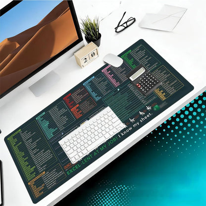 Shortcut Keys Keyboard Desk Mat