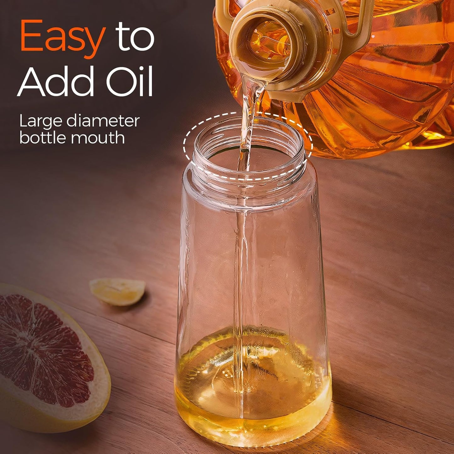 2-in-1 Oil Sprayer &  Dispenser  Jug