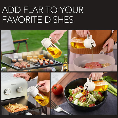 2-in-1 Oil Sprayer &  Dispenser  Jug