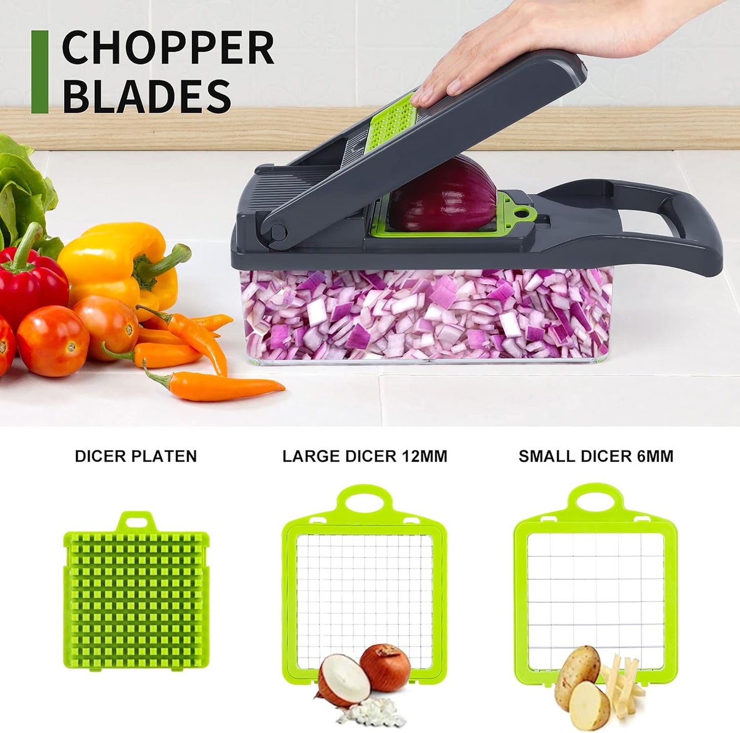 SliceMate™ 15 in 1 Vegetable Slicer
