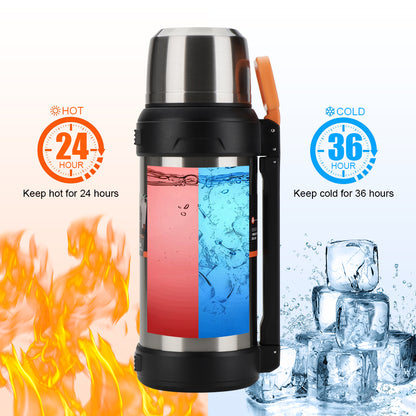D.KADI TRAVEL POT Stainless Steel Insulated Water Bottle 2.5 Liter