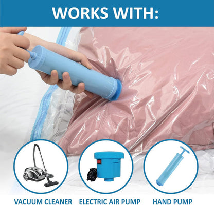 Travel Vac™ + Vacuum Storage Bags with Hand Pump 5pcs