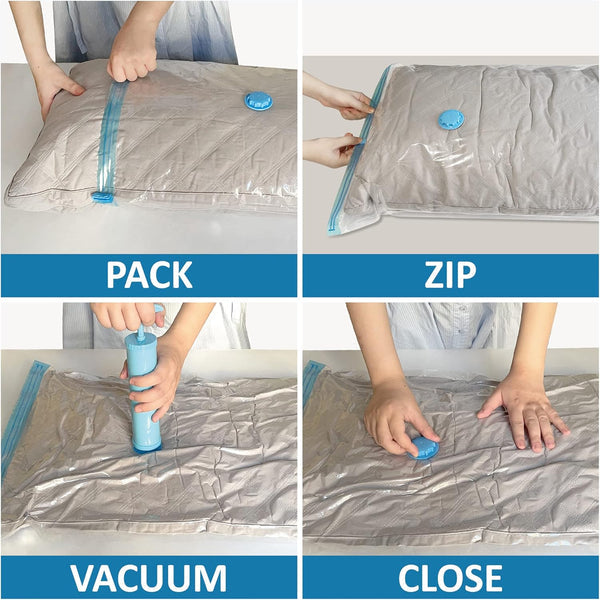 Travel Vac™ + Vacuum Storage Bags with Hand Pump 5pcs