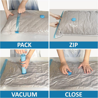 Travel Vac™ + Vacuum Storage Bags with Hand Pump 5pcs