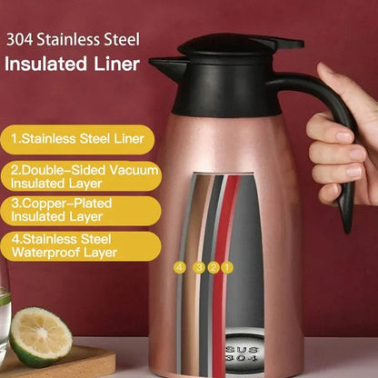 2 Liter Stainless Steel Insulated Thermos