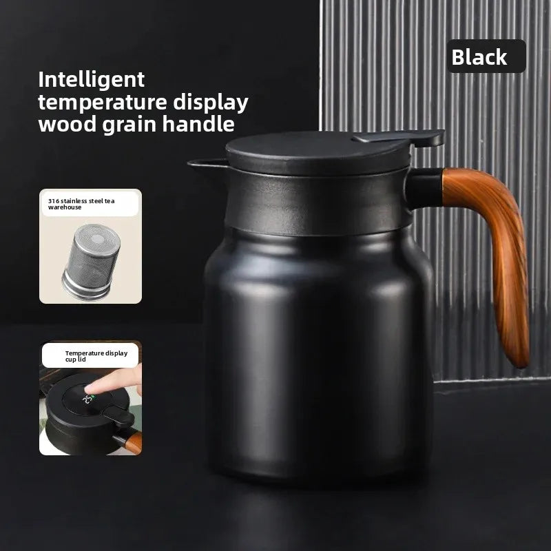 Imported Stainless Steel Teapot  Modern Design 1 Liter