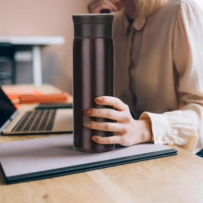 EliteTemp Stainless Steel Thermal Tea Bottle – Leak-Proof, Double Vacuum Insulation 500ml