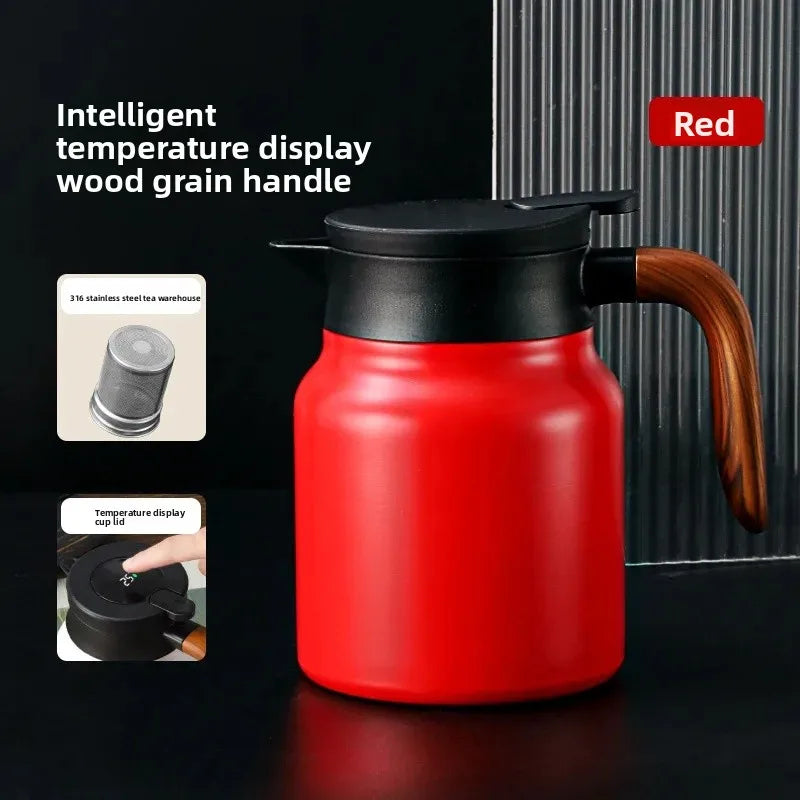 Imported Stainless Steel Teapot  Modern Design 1 Liter